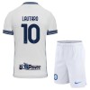 Conjunto (Camiseta+Pantalón Corto) Inter Milan Lautaro Martinez 10 Segunda Equipación 2024-25 - Niño